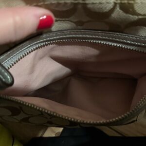Crossbody colorful coach purse